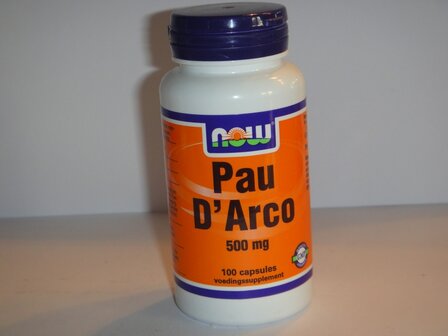 Pau D&#039;Arco 500 mg 100 capsules