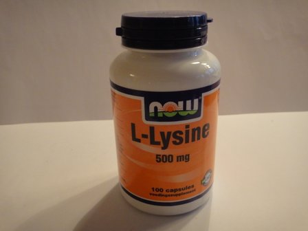 L-Lysine 100 stuks 500 mg.