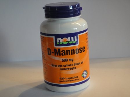 D-Mannose 500 mg 120 caps.