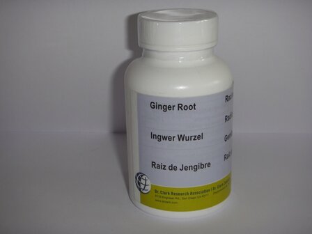 Gingerroot (gemberwortel) 100 caps. 500 mg.